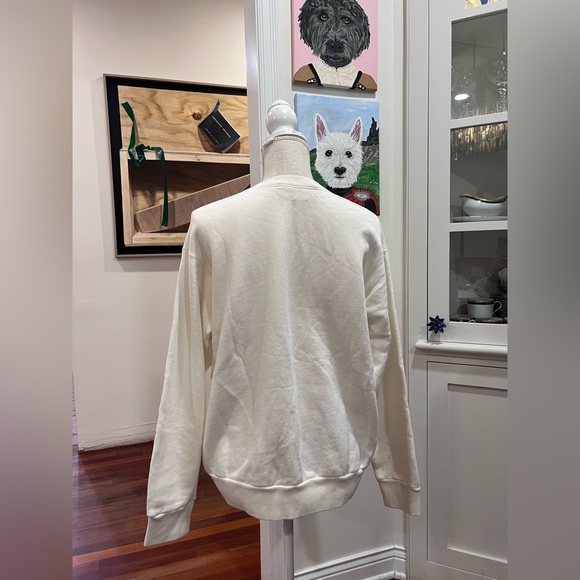 Gucci Cream Tennis Motif Sweatshirt - Picture 8 of 11